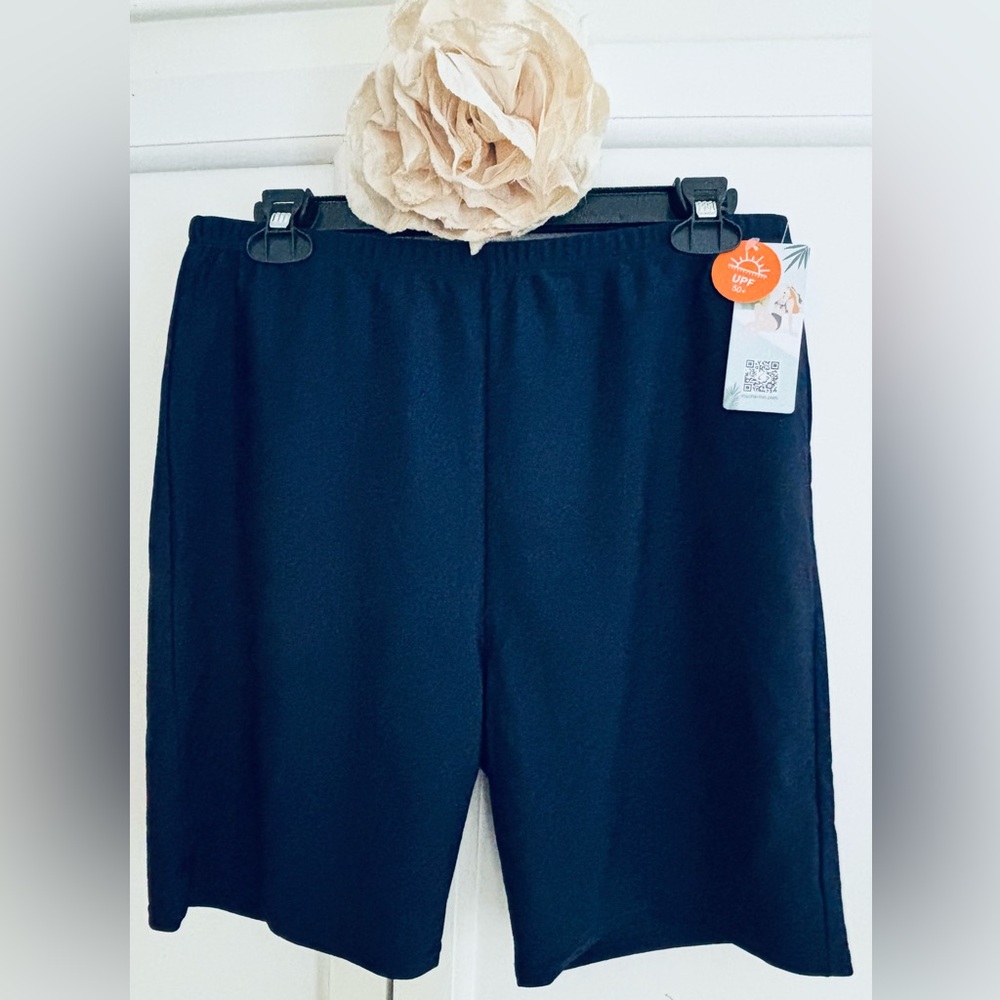 Women’s NAVY Swim Shorts by Charmo 2XL NWT